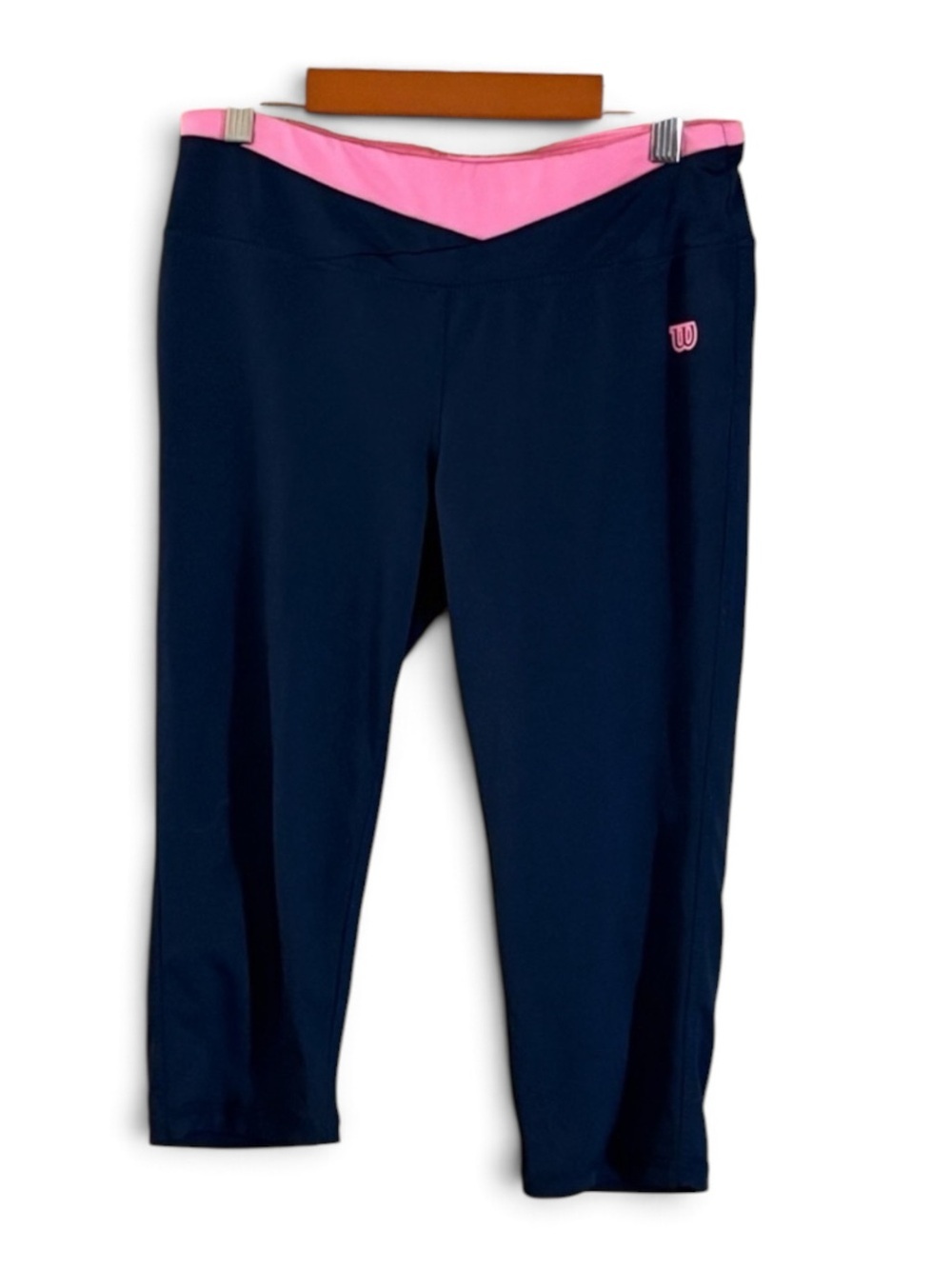 Wilson Navy and Pink Athletic Workout Leggings